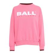 Basimona Sweat Sweatshirt Azalea Pink Ball , Pink , Dames