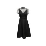 Pre-owned Wool dresses Valentino Vintage , Black , Dames