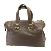 Pre-owned Leather fendi-bags Fendi Vintage , Brown , Dames