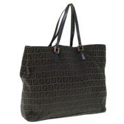 Pre-owned Canvas totes Fendi Vintage , Brown , Dames