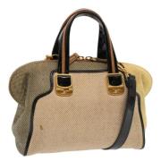 Pre-owned Canvas handbags Fendi Vintage , Beige , Dames