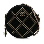 Pre-owned Leather chanel-bags Chanel Vintage , Black , Dames