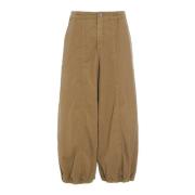 Donker Karamel Wabi Broek Bitte Kai Rand , Beige , Dames