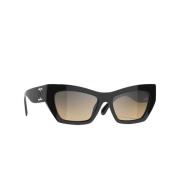 Ch5527 C501W1 Sunglasses Chanel , Black , Dames