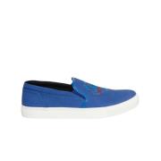 Blauwe Skate Slip-On Sneakers Kenzo , Blue , Heren