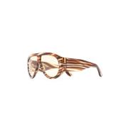 Ft1044 56E Sunglasses Tom Ford , Brown , Heren