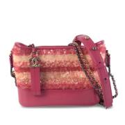 Pre-owned Leather chanel-bags Chanel Vintage , Pink , Dames