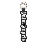 Sleutelhanger met logo Palm Angels , Black , Heren