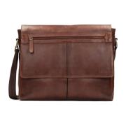 Elegante Leren Messenger Tas Urban Stijl Kazar , Brown , Heren