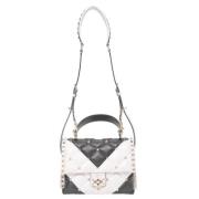 Pre-owned Leather shoulder-bags Valentino Vintage , Black , Dames