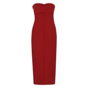 Crepe Jurk met Sweetheart Neckline Philosophy di Lorenzo Serafini , Re...