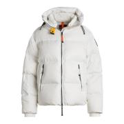 Down Jackets Parajumpers , White , Dames