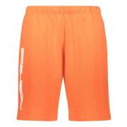 Geëmbosseerd Logo Katoenen Bermuda Shorts Heron Preston , Orange , Her...