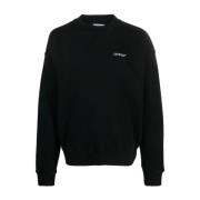 Zwart Lunar Arrow Skate Sweatshirt Off White , Black , Heren