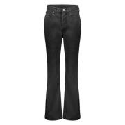 Stijlvolle Denim Jeans met Contraststiksels Ambush , Black , Dames