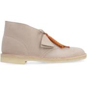 Klassieke Suede Desert Boots Clarks , Beige , Heren