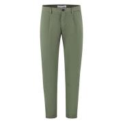 Chino broek met achterzakken Department Five , Green , Heren