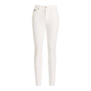 Klassieke Denim 5-Pocket Jeans Dsquared2 , White , Dames