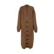 Gedistresseerde Gebreide Cardigan Dsquared2 , Brown , Dames