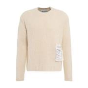 Witte Gebreide Kleding Aw24 Handwas Amaránto , Beige , Heren