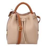 Leather handbags Chloé , Beige , Dames