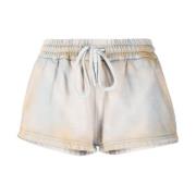 Stijlvol kort overhemd Off White , Beige , Dames