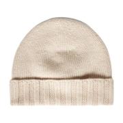 Kasjmier Beanie Beige Wintermuts Drumohr , Beige , Heren