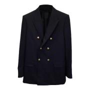 Wool outerwear Celine , Blue , Dames