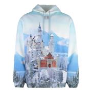 Winter Printed Katoenen Hoodie Vetements , Multicolor , Heren