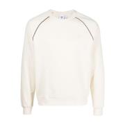 Sweatshirts Adidas , White , Heren