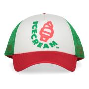 Sporty Mesh Baseball Cap Icecream , Multicolor , Heren