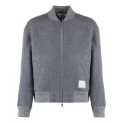 Wollen Bomberjack met Ribboorden Thom Browne , Gray , Heren