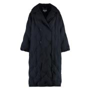 Oversized Gewatteerde Jas Maison Margiela , Black , Dames