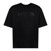 T-Shirts Lanvin , Black , Heren