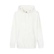 Katoenen Hoodie met Geribde Boorden MM6 Maison Margiela , White , Here...