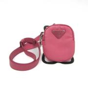 Pre-owned Leather prada-bags Prada Vintage , Pink , Dames