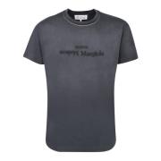 Luxe Paars T-shirt Maison Margiela , Gray , Heren