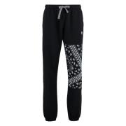 Sweatpants met contrasterende print Marcelo Burlon , Black , Heren