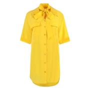 Dresses Equipment , Yellow , Dames