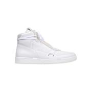 Hoge Leren Sneakers A-Cold-Wall , White , Heren