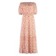 Bloemenprint Maxi Jurk Alessia Zamattio , Multicolor , Dames