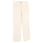 Pre-owned Cotton bottoms Dolce & Gabbana Pre-owned , White , Dames