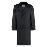 Coats Burberry , Black , Heren