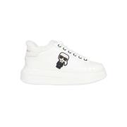 Contrasterende lage sneakers Karl Lagerfeld , White , Dames