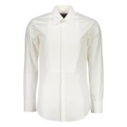 Katoenen overhemd met spread kraag Dsquared2 , White , Heren