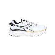 Nylon Low-Top Sneakers Ronde Neus Diadora , White , Heren