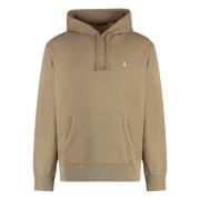 Geribbelde Katoenen Hoodie Ralph Lauren , Beige , Heren