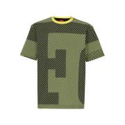 Katoenen Logo T-shirt Ferrari , Green , Heren