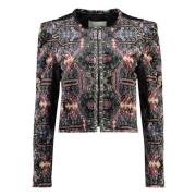 Valian Viscose-Katoen Blend Blazer Isabel Marant , Black , Dames