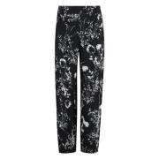 Zijden bloemenprint Victoria Beckham , Black , Dames